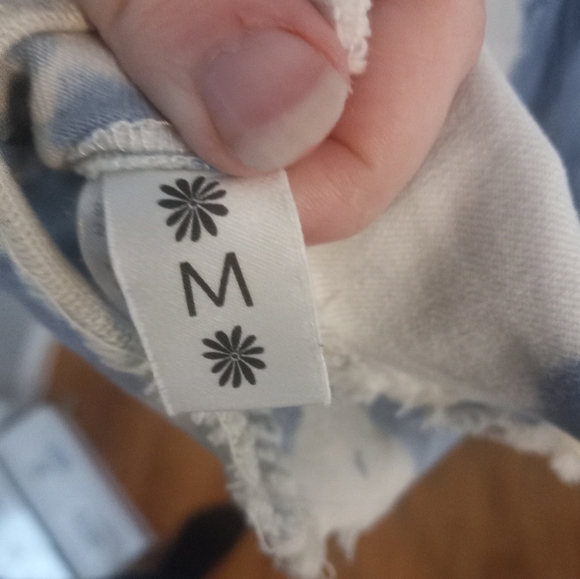 Mumu Blue from Rent the Runway Halter neck Tie-Dye Jean Dress Size Medium - Picture 6 of 9